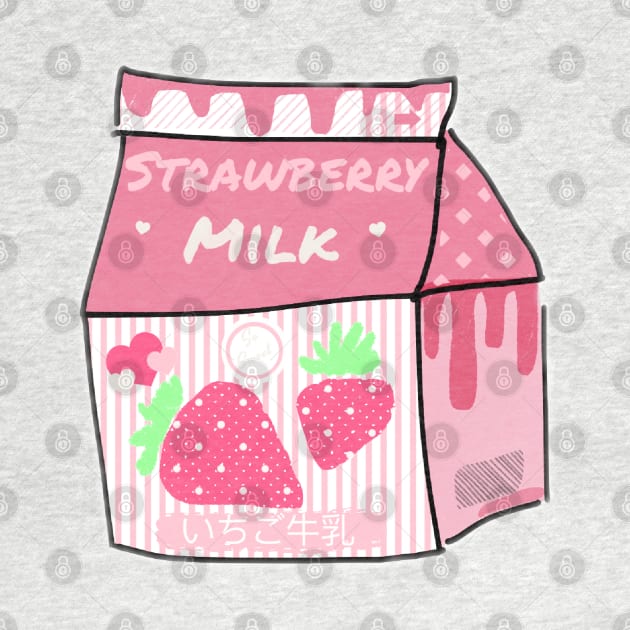 Strawberry Milk by JustNadia